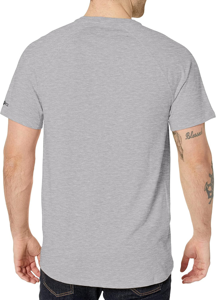Carhartt Bekleidung Pocket T-Shirt blau S Meliert, Grau, S Meliert, Grau