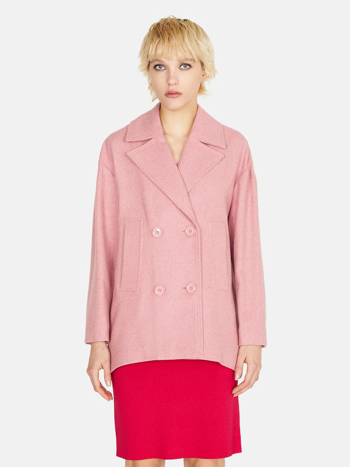 SISLEY Damen Dress Coat 42 Pink 90k, 42 Pink 90k