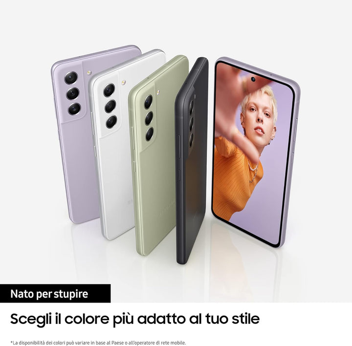Samsung Galaxy S21 FE 5G 128GB Lavender EU [16,29cm (6,4") OLED Display, Android 12, 12MP Triple-Kam