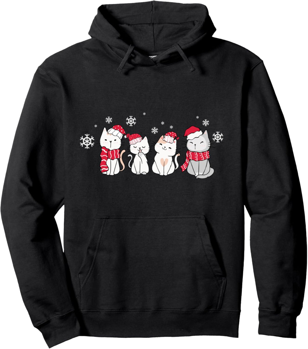Chirstmascats cat. Pullover Hoodie