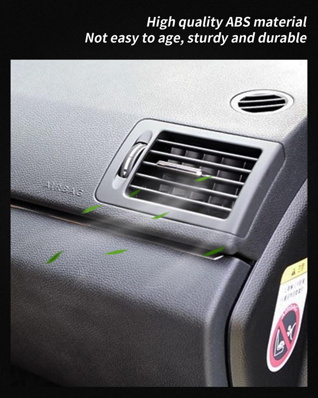 EULIMBQS Front Air Grille Outlet Cover für Mercedes Benz W204, AC Vent Grille Outlet Cover Panel Ers