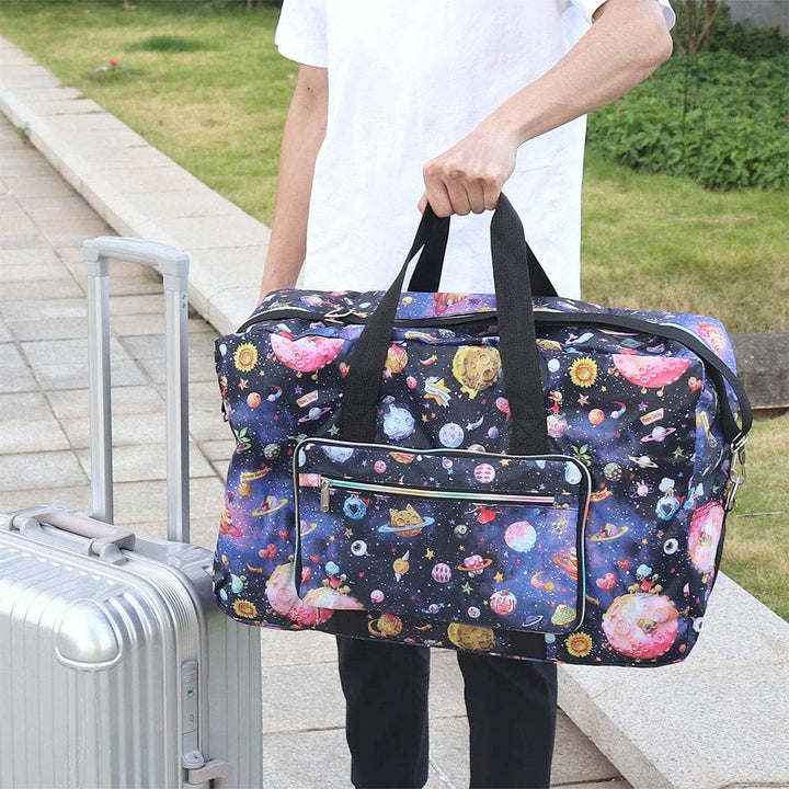 Arxus Grosse Faltbare Reisetasche Tragen Sie die Reisetasche am Wochenende über dem Gepäck mit Schul