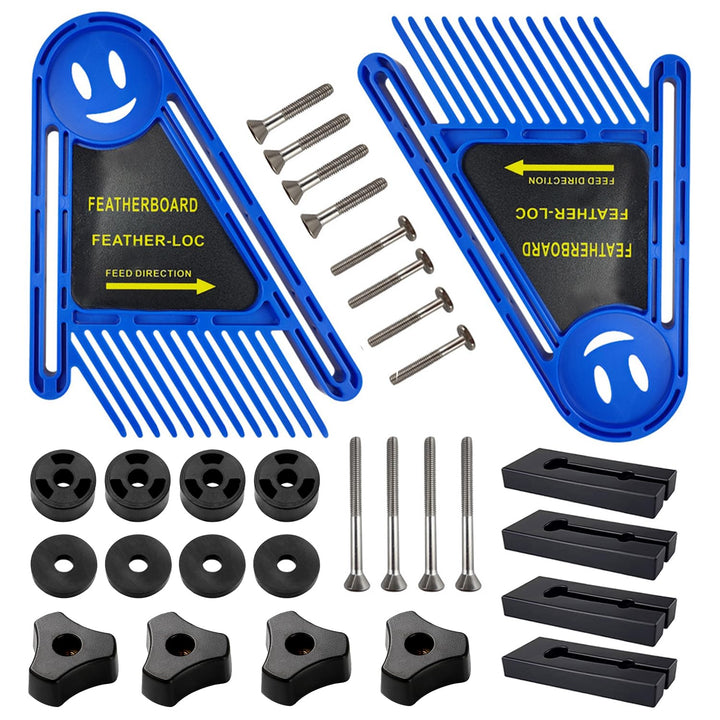 Doppel Featherboard Set, Feder Board, Holzbearbeitung Sicherheit Doppel Federbrettern, für Frästisch