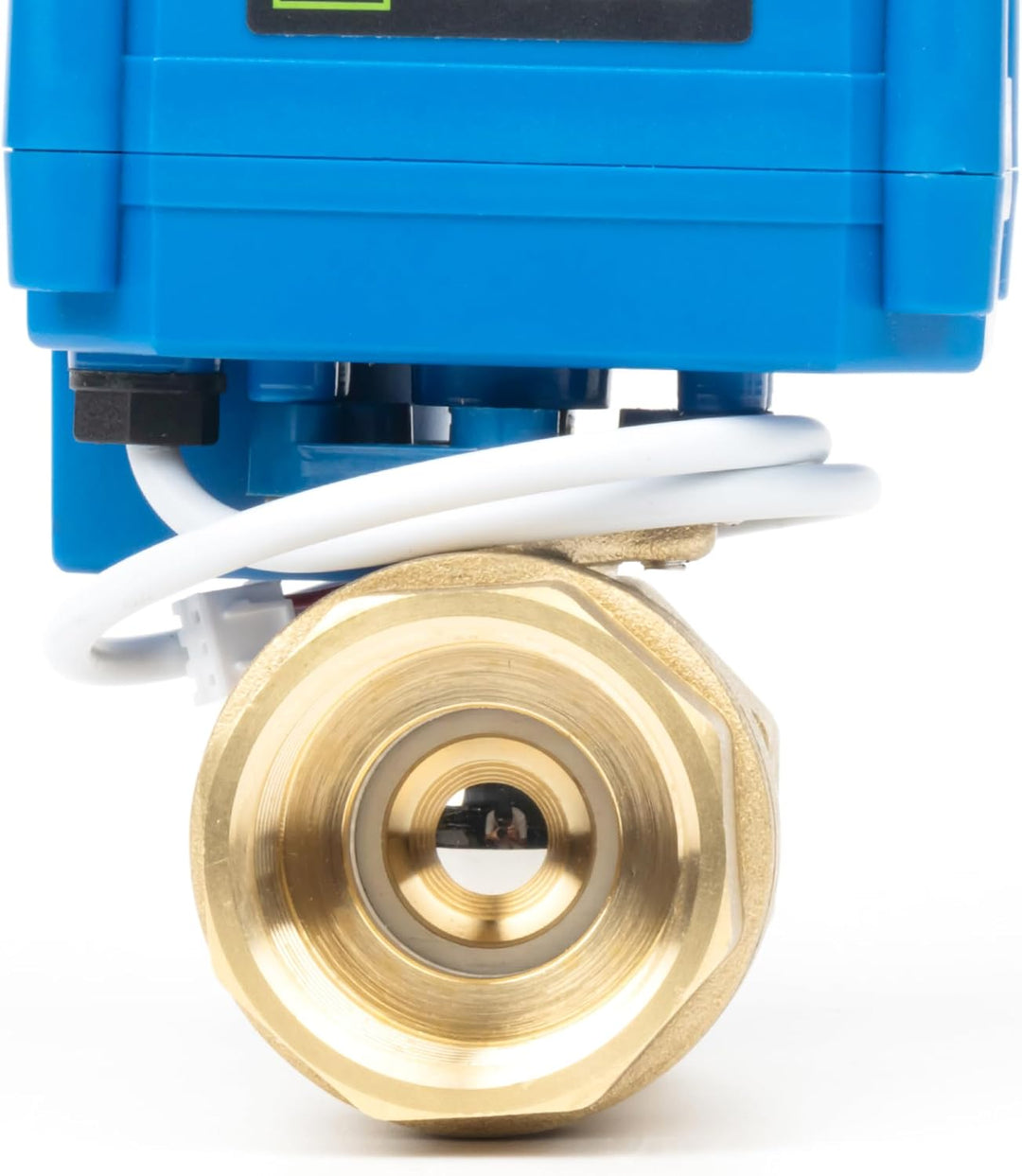 U.S. Solid Motorkugelhahn mit Manueller Funktion - 1" Messing, voller Durchgang, 85-265V AC, 2-Draht