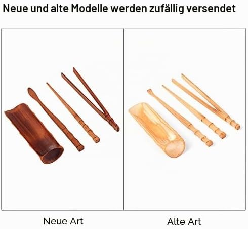 4 Stücke Natürliche Bambus Tee-Set Chinesische Klassische Teeservice Werkzeug Teezeremonie Zubehör K