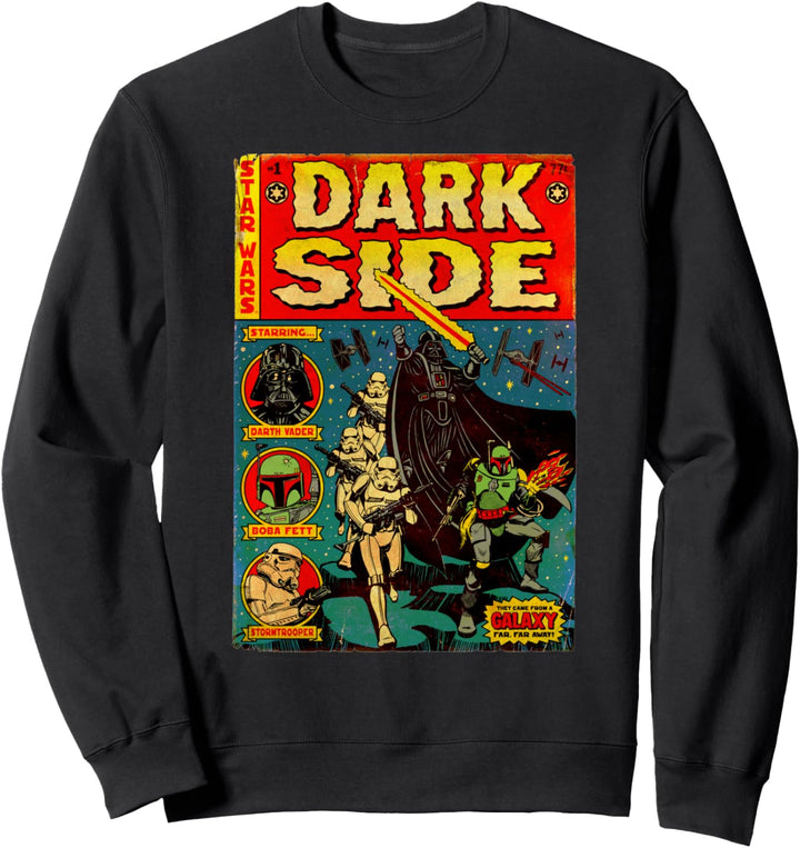 Star Wars Dark Side Comic Cover Sweatshirt