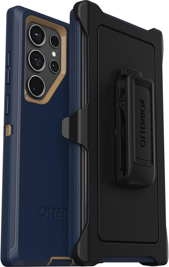 OtterBox Defender Series Schutzhülle für Galaxy S23 Ultra – Blaue Wildlederschuhe (blau) Defender Se