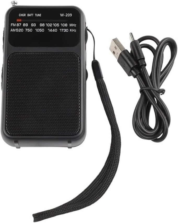 Tragbares Radio, klein, tragbares Digitalradio, kleines Taschenradio, kleine Radios, tragbares Radio