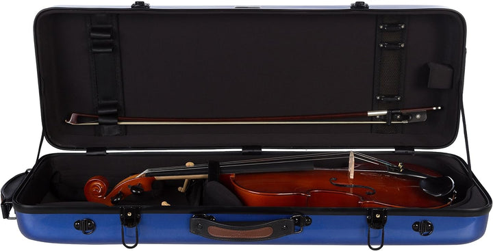 Bratschenkoffer Glasfaser Oblong 38-43 blau M-Case + Notentasche
