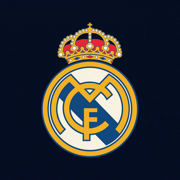 Icon Sports Unisex Poly Track Jacket Trainingsjacke M Real Madrid | Schwarz, M Real Madrid | Schwarz