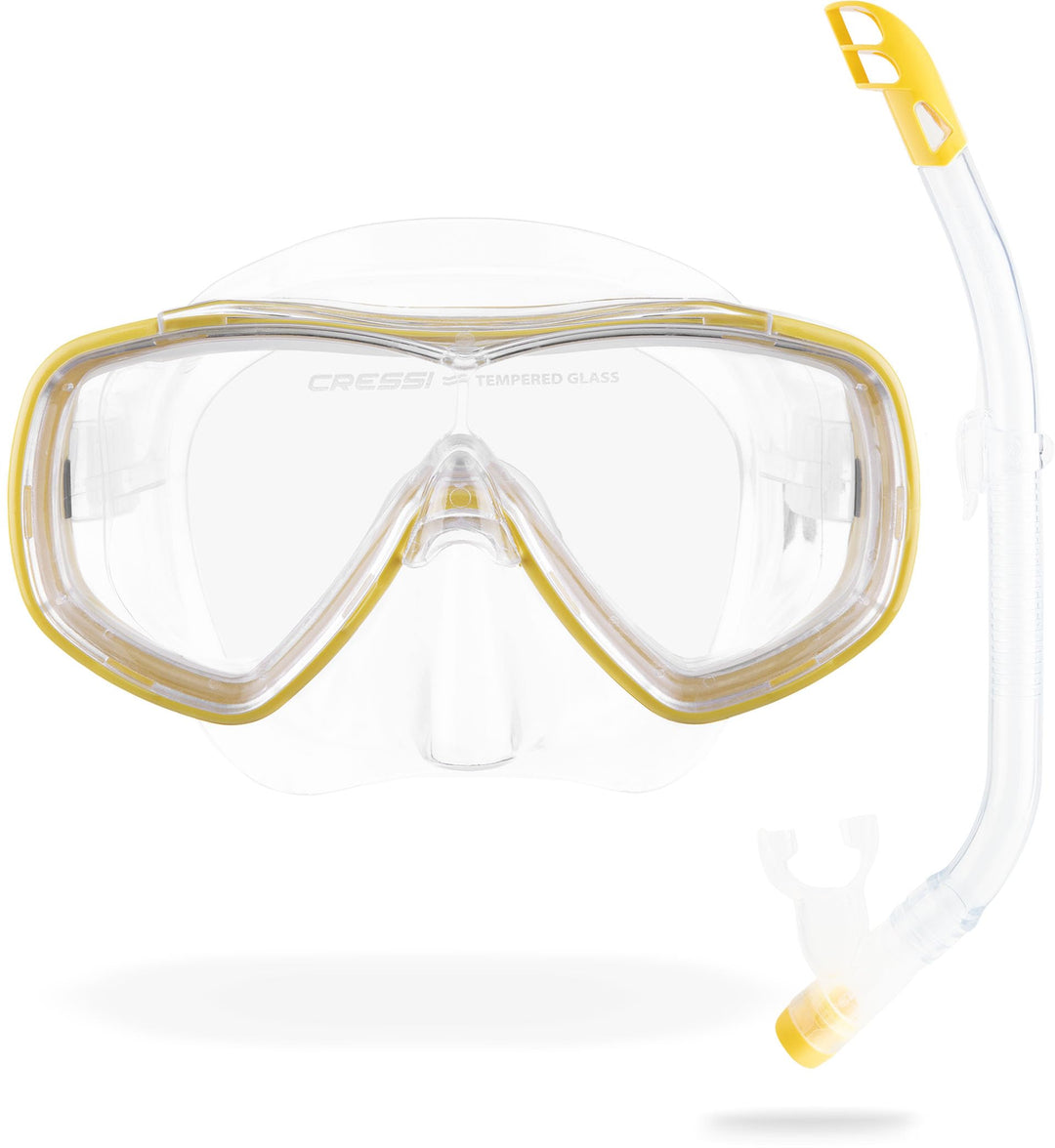 Cressi Junior Set Ondina - Taucherbrille Kinder 7-13 Jahre + Schnorchel Schwimmbad Anti-Beschlag Kra