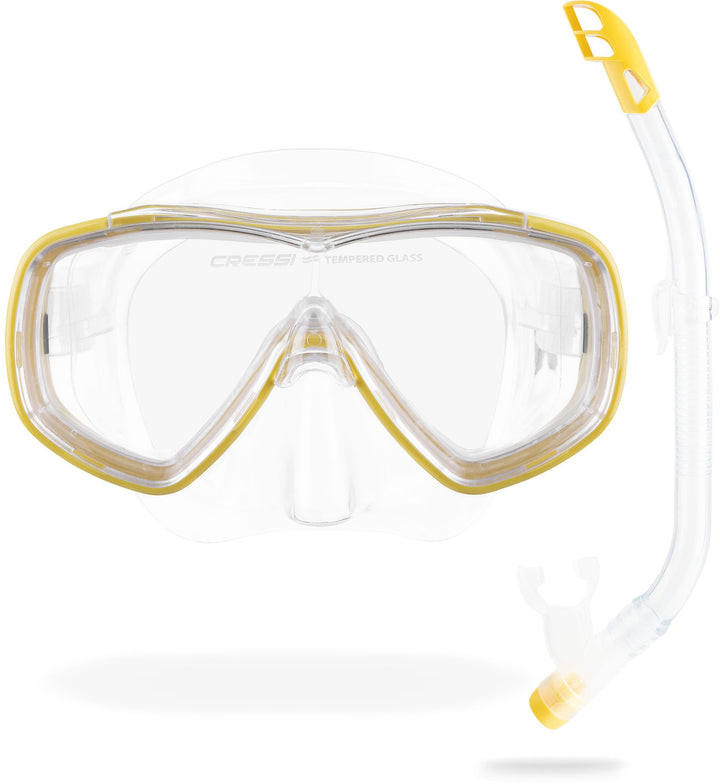 Cressi Junior Set Ondina - Taucherbrille Kinder 7-13 Jahre + Schnorchel Schwimmbad Anti-Beschlag Kra