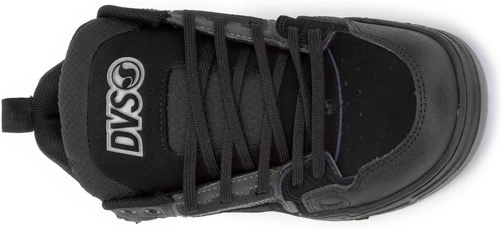 DVS Herren Comanche Skateboardschuhe, Schwarz Black Refl Charcoal Nubuck 985