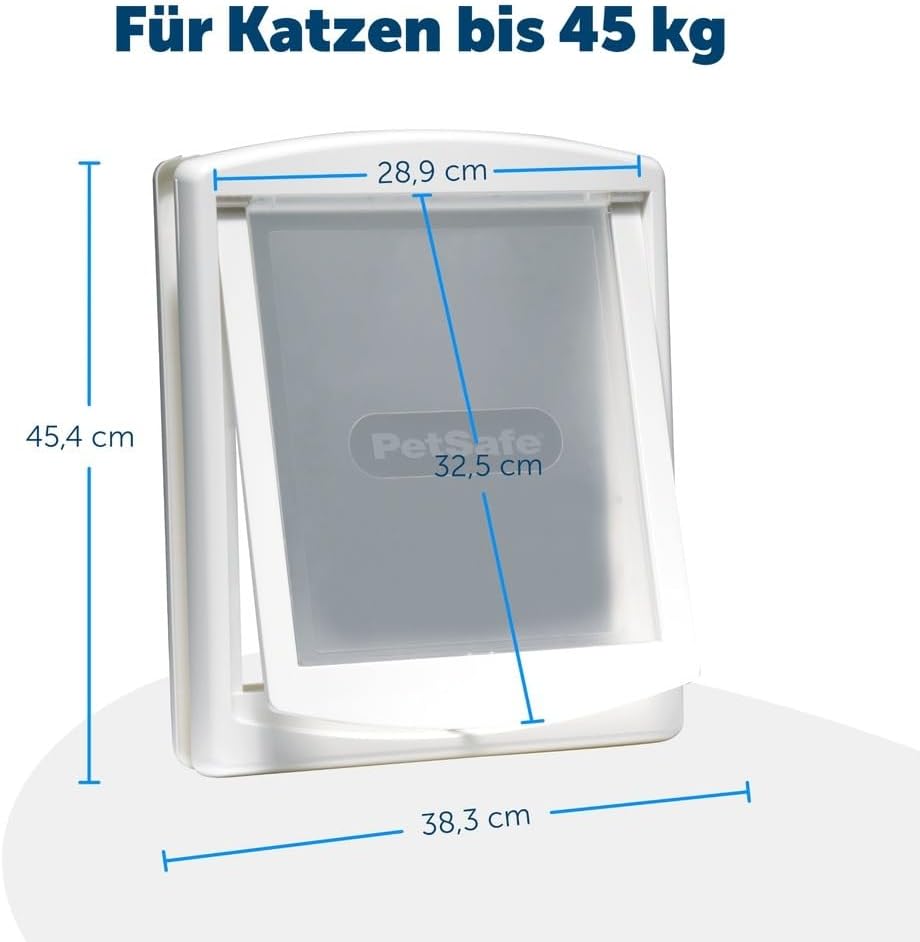 PetSafe Staywell Haustiertüre Original mit 2 Verschlussoptionen, Für Innen- und Aussentür, Für Hunde