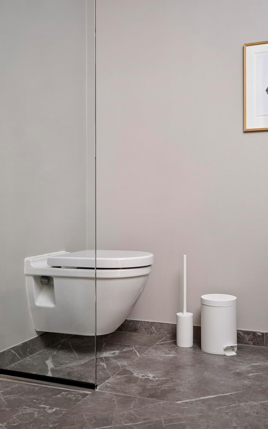 Zone Denmark Solo Toilettenbürste, Klobürste, WC-Bürste aus Porzellan, Stehend, Durchm. 8,4 cm, Höhe
