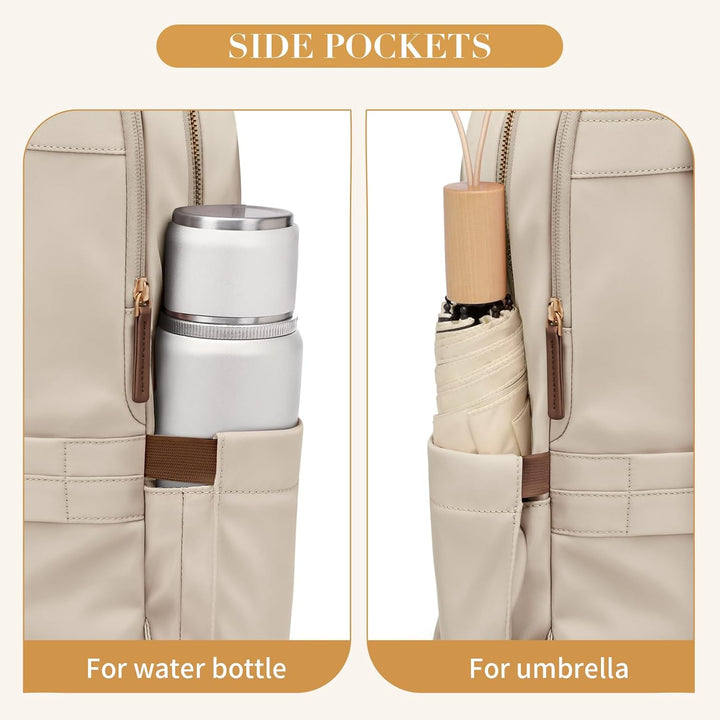 GOLF SUPAGS Laptop Rucksack für Damen Casual Daypack für Arbeit Reisen College Schulrucksack Handtas