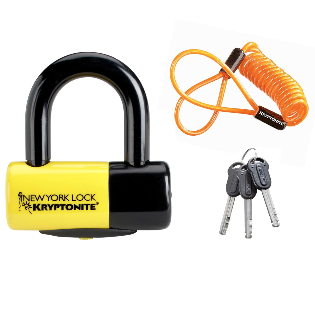 Kryptonite 3500317 Motorradschloss, Yellow, Einheitsgrösse 998457