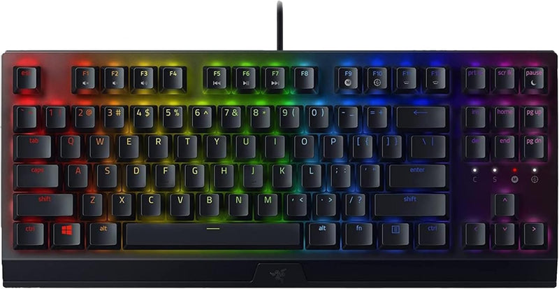 Razer BlackWidow V3 (Yellow Switch) - Gaming Tastatur mit mechanischen Schaltern (Taktil & klickend,