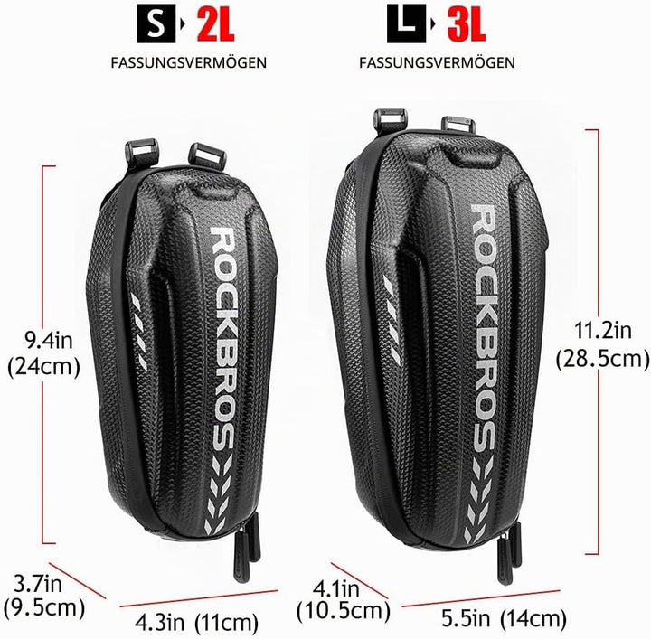 ROCKBROS Scooter Lenkertasche Wasserdicht Aufbewahrungstasche Elektroroller Vordertasche Scooter Tra
