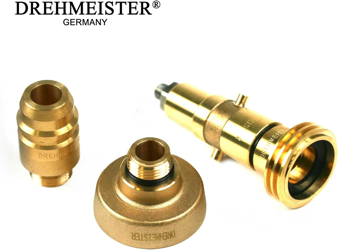 LPG Adapter Set M14 - extra lang - verstärkt - Tankadapter mit Etui - für Gasfahrzeuge - Alle Europa
