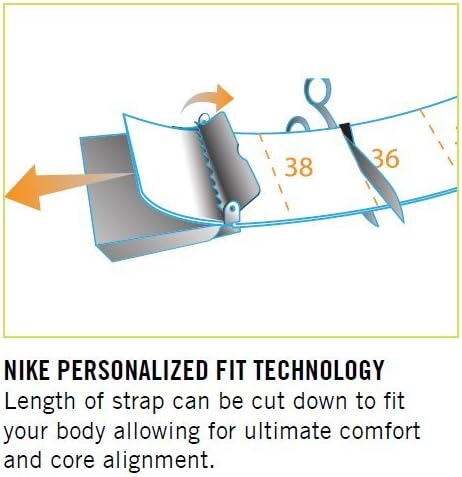 Nike Herren New Tech Essentials wendbarer Webgürtel Kohle/Weiss Einheitsgrösse, Kohle/Weiss Einheits