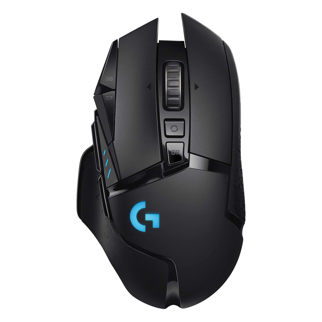 Logitech G502 LIGHTSPEED kabellose Gaming-Maus mit HERO 25K DPI Sensor, Wireless Verbindung, USB-Ans