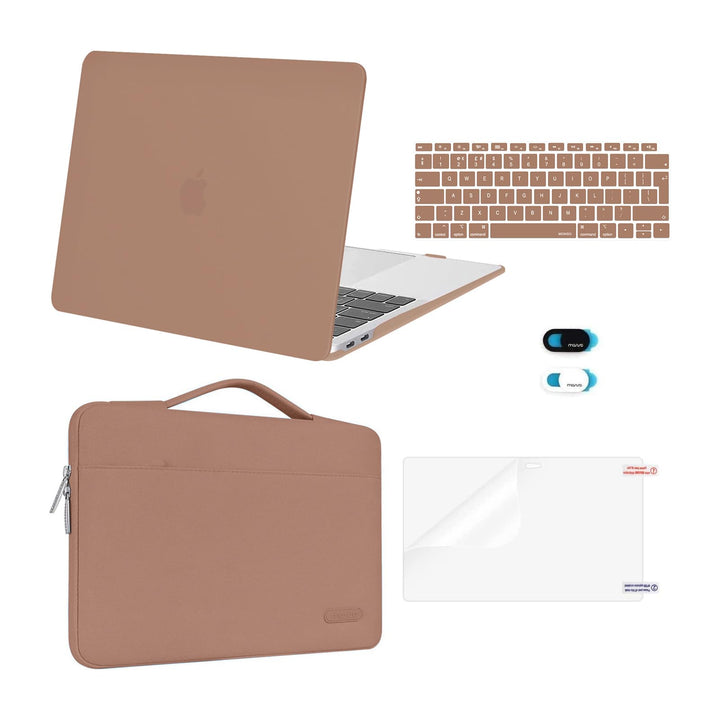 MOSISO Kompatibel mit MacBook Air 13 Zoll Hülle M1 2021 2020-2018 A2337 A2179 A1932, Hülle für MacBo