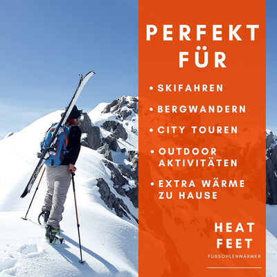 24 Paar HEAT FEET Wärmesohlen, Heizsohlen, Einlage Fusswärmer, wärmende Sohlen, warme Einlegesohlen,