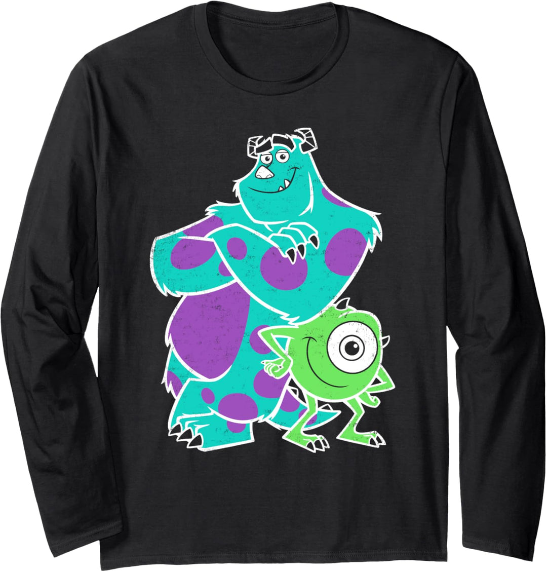 Disney Pixar Monsters University Sulley Mike Buds Langarmshirt