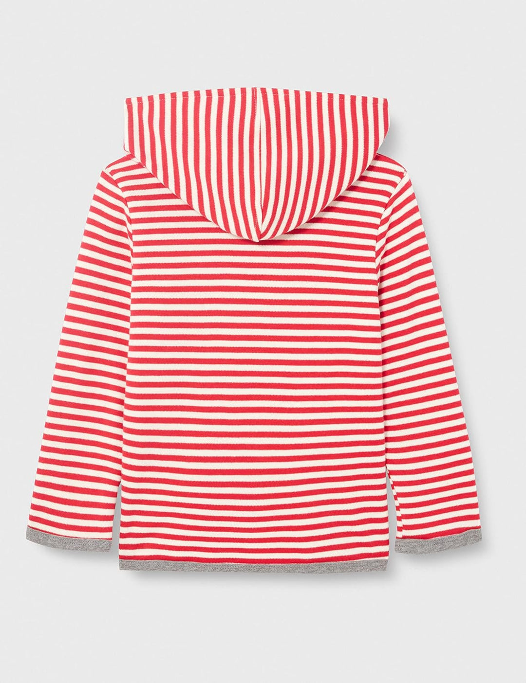 loud + proud Unisex Kinder Ringel, GOTS Zertifiziert Wendejacke 98-104 Tomato, 98-104 Tomato