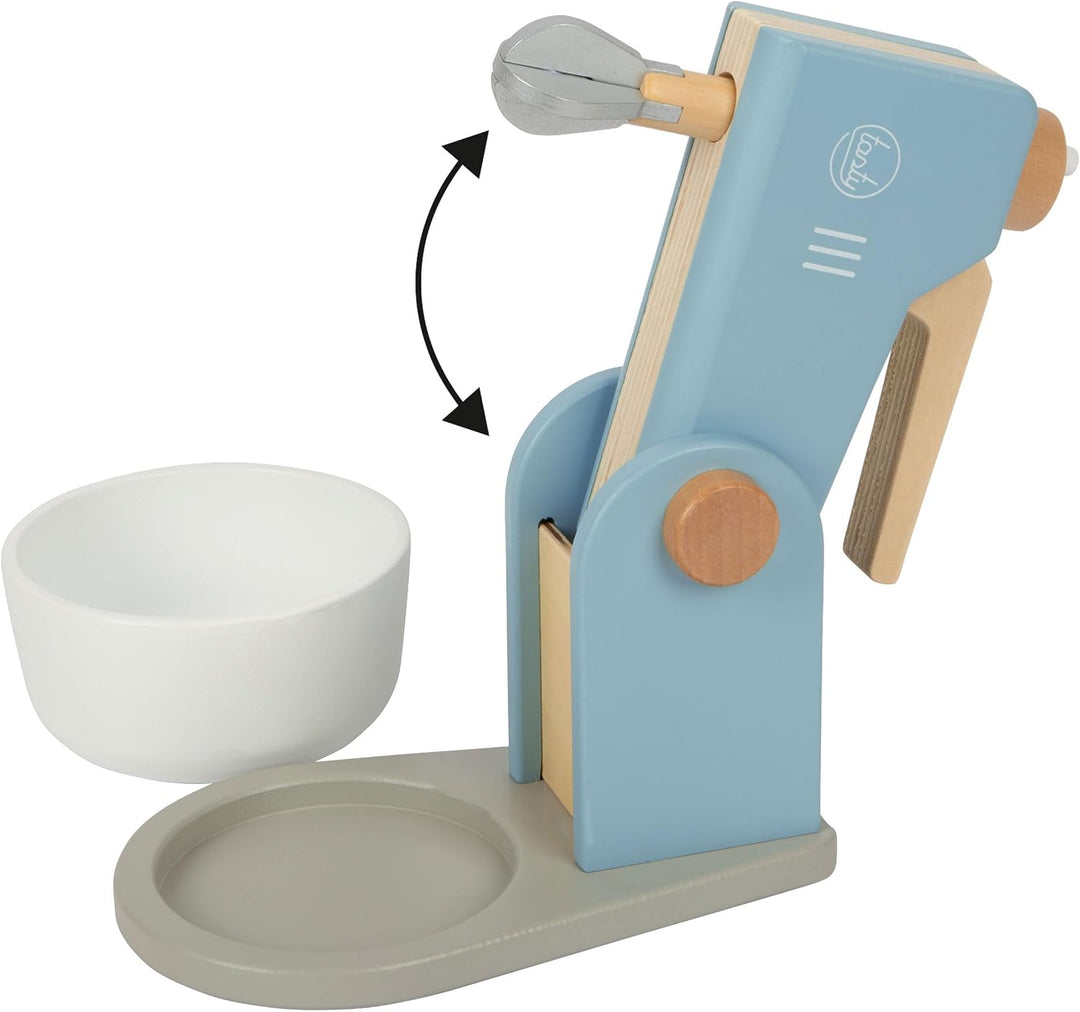 small foot Mixer-Set "tasty" aus Holz, Rollenspielzeug für Kinder, Zubehör für Spielküchen, ab 3 Jah