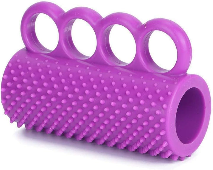 Fingertrainer für Schlaganfall, Hemiplegie, Rehabilitation – Lila Griffball für verbesserte Muskelkr