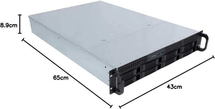 Unykach 2U HSW4208 Rack-Server, Rackbox, Hot Swap 2U USB 3.0, 2U USB 3.0