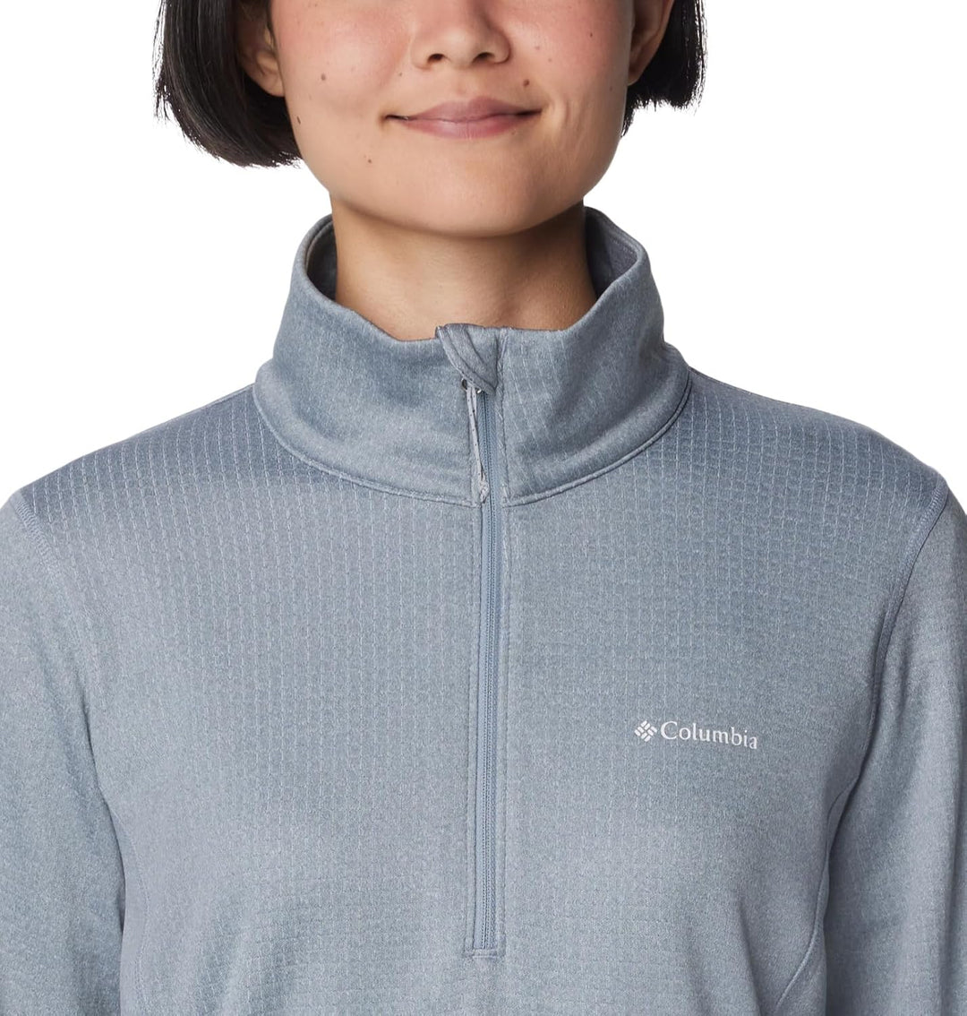 Columbia Damen Park View Grid Fleece 1X Cirrus Grau, 1X Cirrus Grau