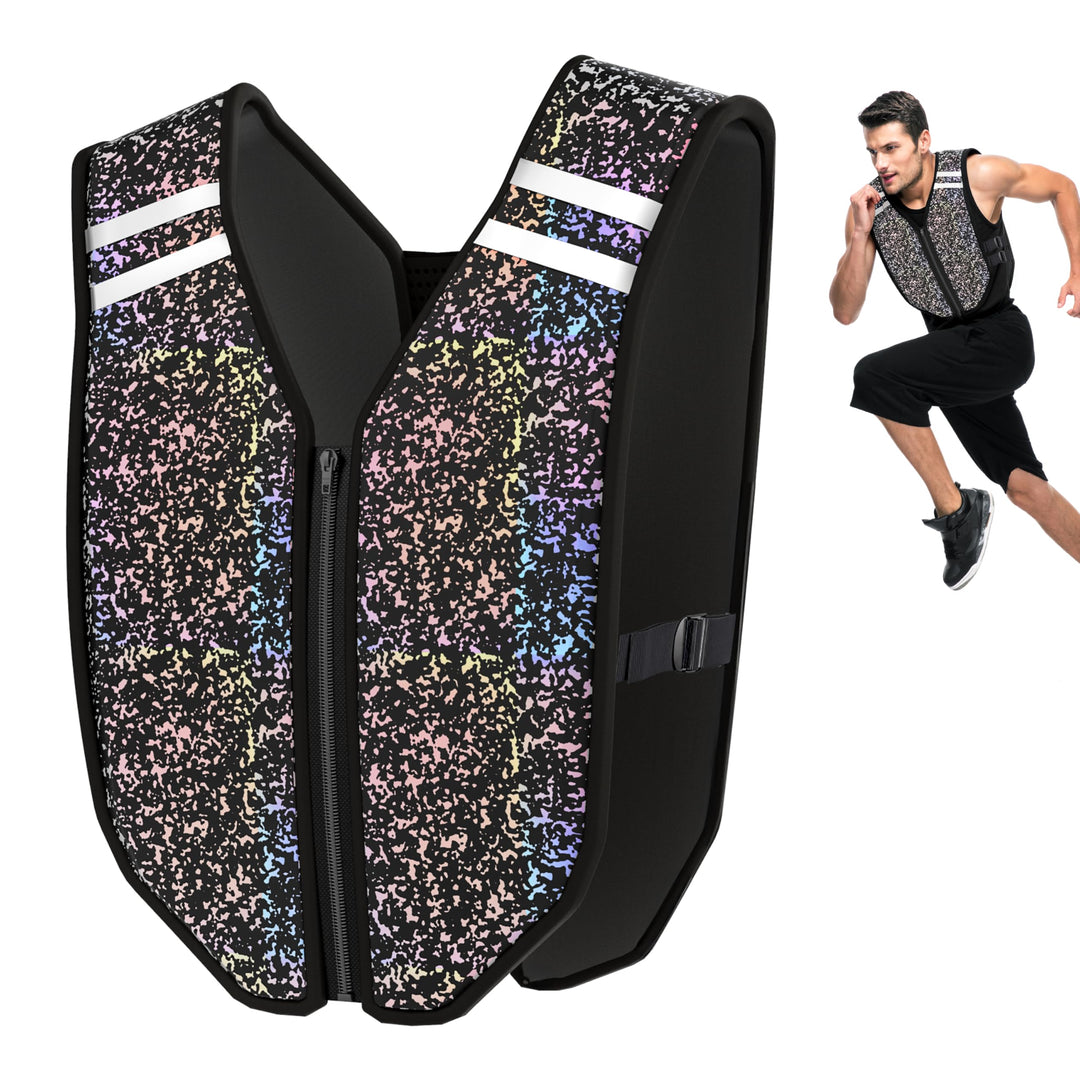 PROIRON Gewichteweste mit Reissverschluss,Wasser Abwaschbare Trainingsweste, Weighted Vest mit Siche