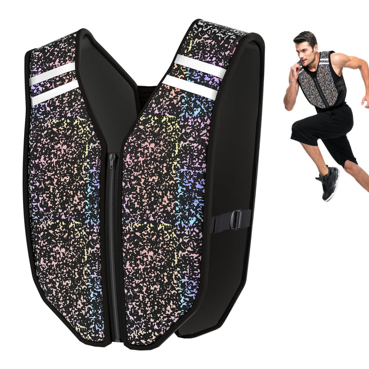 PROIRON Gewichteweste mit Reissverschluss,Wasser Abwaschbare Trainingsweste, Weighted Vest mit Siche