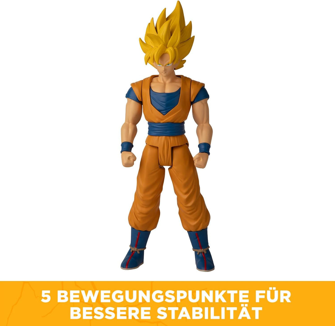BANDAI - Dragon Ball Super - Riesenfigur Limit Breaker 30 cm - Super Saiyan Goku - Offizielle Dragon