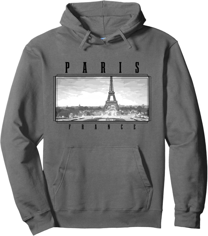 Paris Eiffelturm Skyline Vintage Souvenir Frankreich Pullover Hoodie
