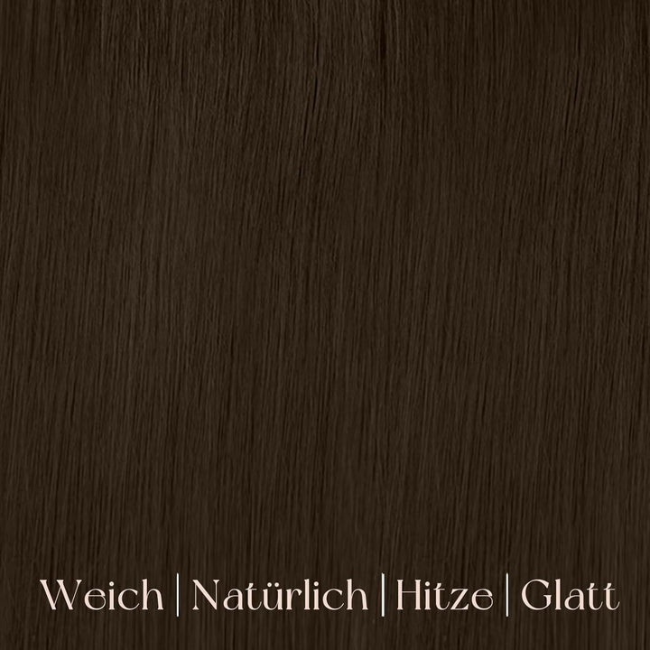 Easyouth Echthaar Extensions Clip in Brau Echthaar Clip in Extensions Echthaar Remy Clip in Haarverl