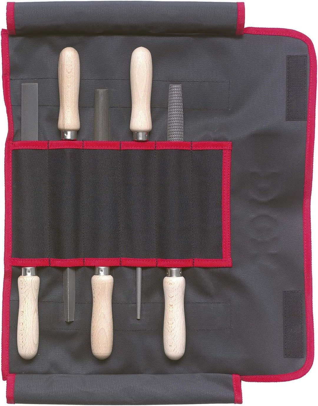 F. DICK Feilen, Raspel -Satz 5tlg. 200 mm (Feile, Raspel für allgemeine Arbeiten, Hieb 2, Holz, Stah