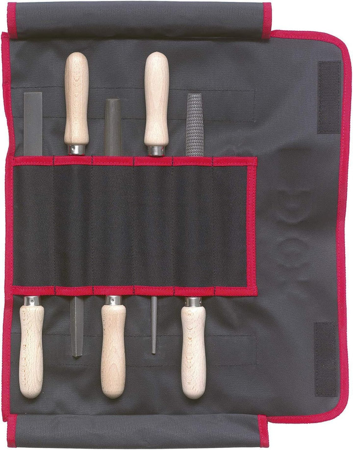 F. DICK Feilen, Raspel -Satz 5tlg. 200 mm (Feile, Raspel für allgemeine Arbeiten, Hieb 2, Holz, Stah