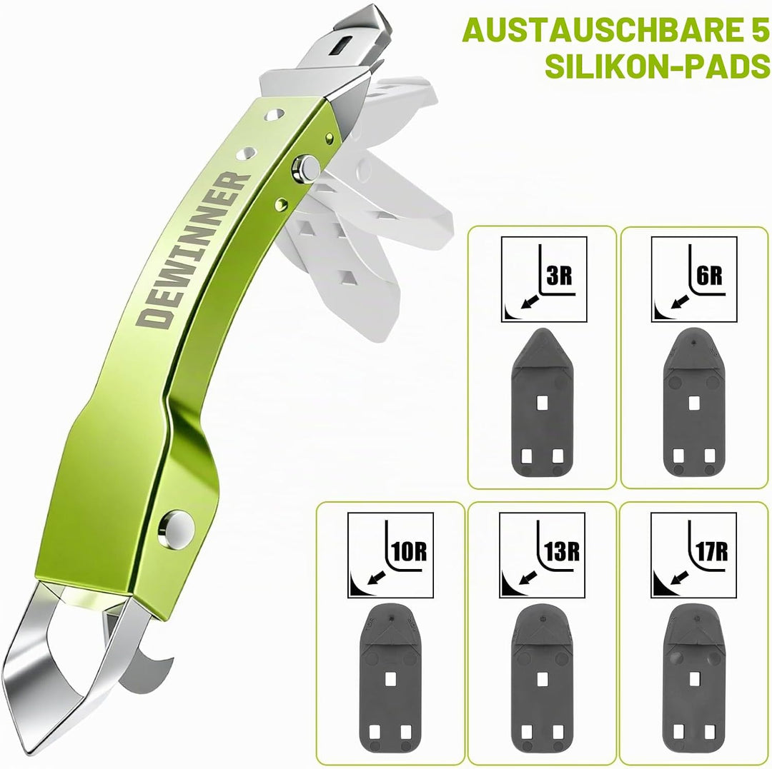 4-in-1 Edelstahl Remover Tool Set, DEWINNER Fugen-Kratzer-Set, Edelstahl-Dichtungs-Finishing Glätten