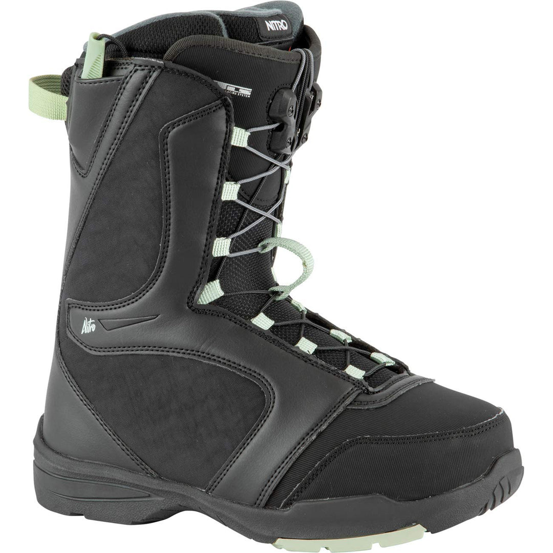 Nitro Snowboards Damen Flora TLS '23 All Mountain Freestyle Schnellschnürsystem günstig Boot Snowboa