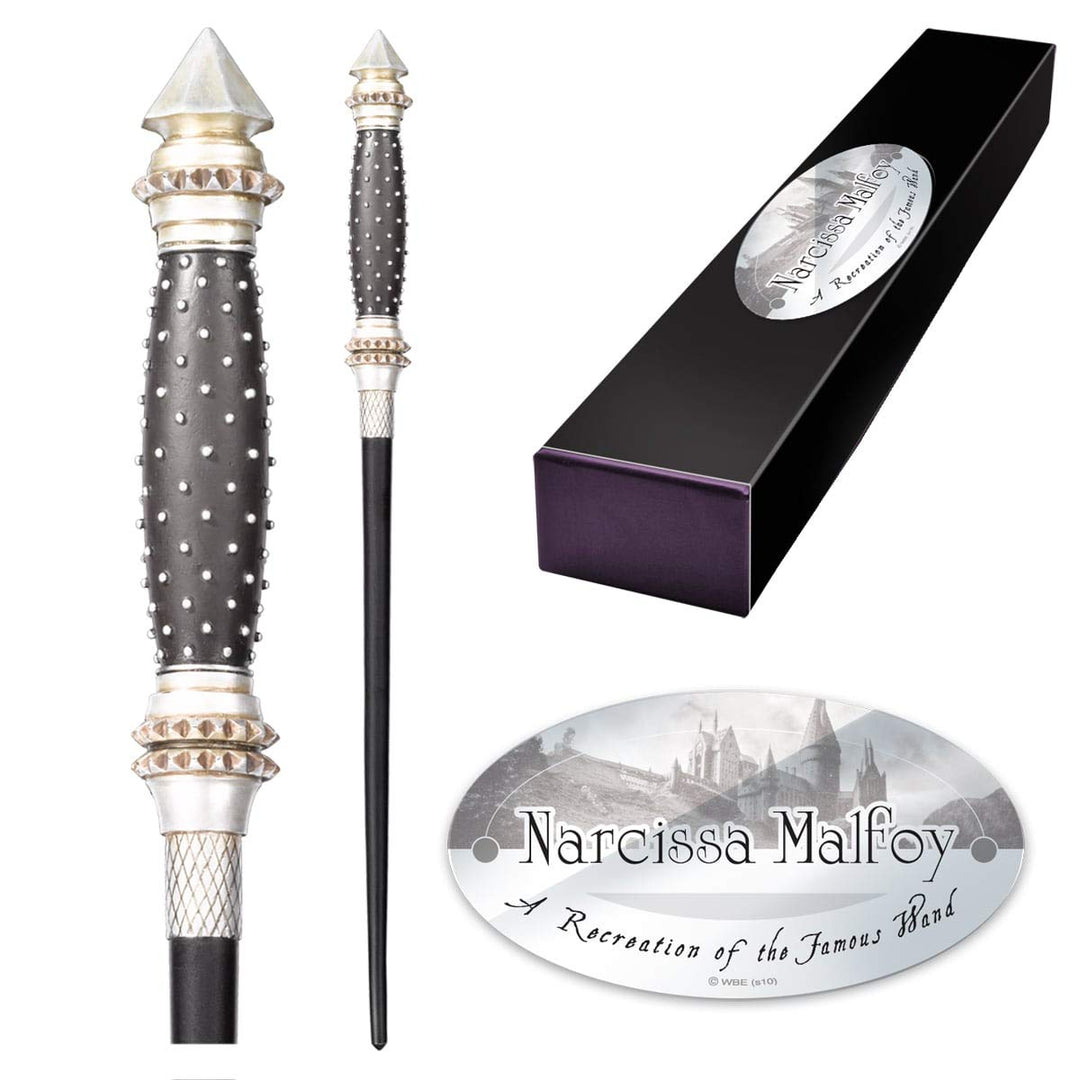 The Noble Collection - Narcissa Malfoy Character Wand - 14in (35cm) Wizarding World Wand with Name T