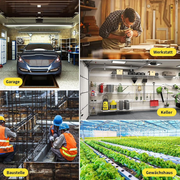 SIAL Industriell Heizlüfter 3000W - Elektrische Heizung - Heizstrahler Bauheizer - Heizgebläse Für G