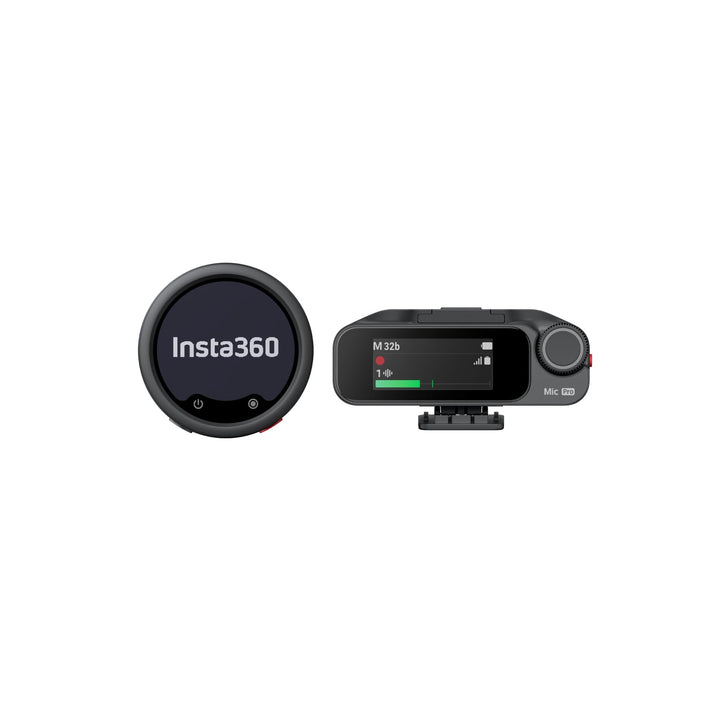 Insta360 Mic Pro (1 TX + 1 RX), kabelloses Mini-Lavalier-Mikrofon für iPhone/Kamera/Android, Videoau