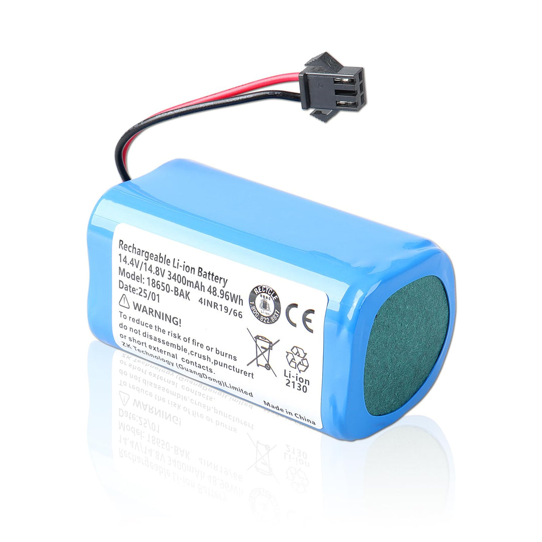 3400 mAh, 14,4 V Akku Kompatibel mit Venga VG RVC 3000 3001, Eufy RoboVac 11 11C 11S MAX 30 30C Max