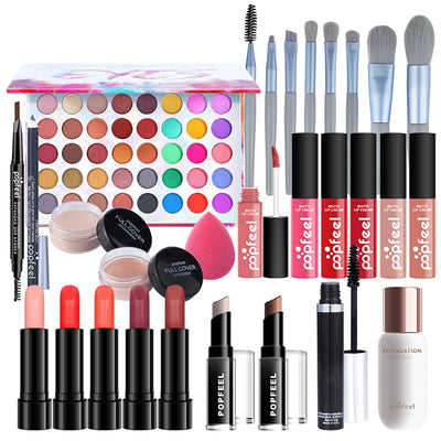 FantasyDay Multifunktions Exquisite Make-up Geschenkset Kosmetik Schmink Kit für Gesicht, Augen und