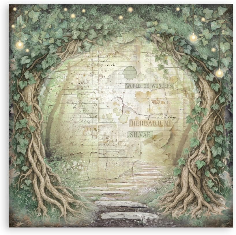 Stamperia - Scrapbook Paper Pad for Scrapbooking, Albums, Cards, Bullet Journals and More, Acid Free
