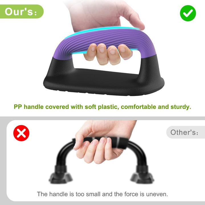 Calisthenics Equipment Liegestützgriffe - Rutschfest Parallettes Handstand Griffe Robuste Push Up Ba